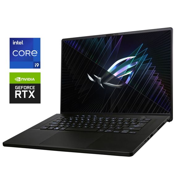 Игровой ноутбук Asus ROG Zephyrus M16 GU604VY / 16" (2560x1600) IPS / Intel Core i9-13900H (14 (20) ядер по 2.6 - 5.4 GHz) / 32 GB DDR5 / 2000 GB SSD / nVidia GeForce RTX 4090, 16 GB GDDR6, 256-bit / WebCam / Win 11 Pro б/у