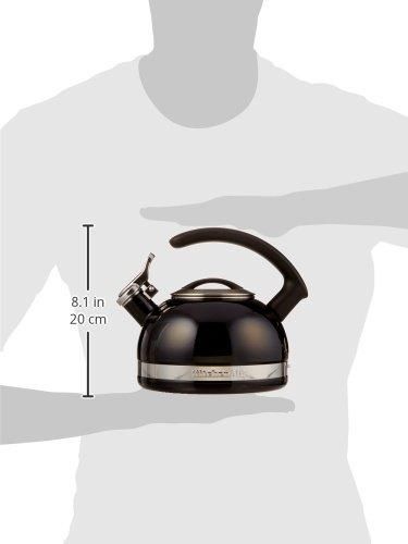 Чайник KitchenAid KTEN20CBOB 2.0-Quart Kettle with C Handle and Trim Band - Onyx Black | Зображення 1