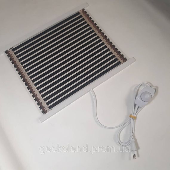 Термоковрик 30*25см с регулятором и ребрами Обогрев рептилий, животных