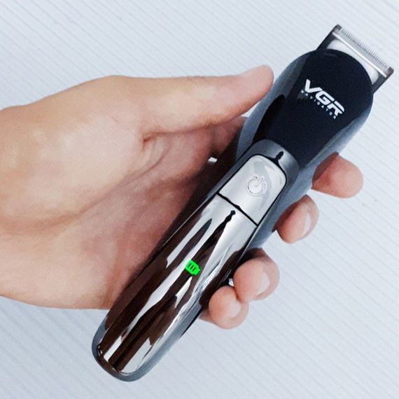 Машинка для стрижки волос VGR V-012, Парикмахерская машинка для бороды беспроводная, Триммер беспроводной | Зображення 6