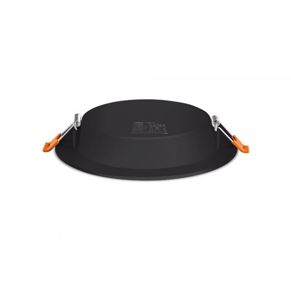 LED світильник Back вбудований круглий VIDEX 15W 5000K Black | Зображення 1