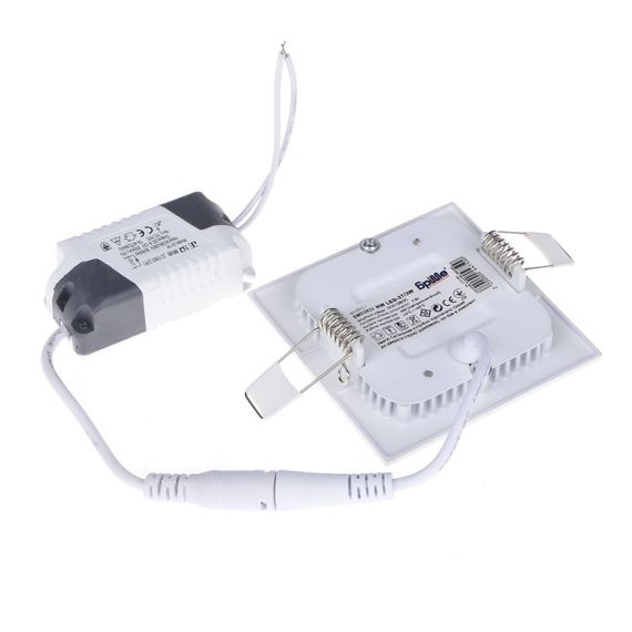 Светильник потолочный врезной  светодиодный LED-37/3W CW led | Зображення 4