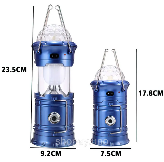 Фонарь уличный SX-6888T Multifunction Stage Flame Lamp для кемпинга D-1977 | Зображення 2