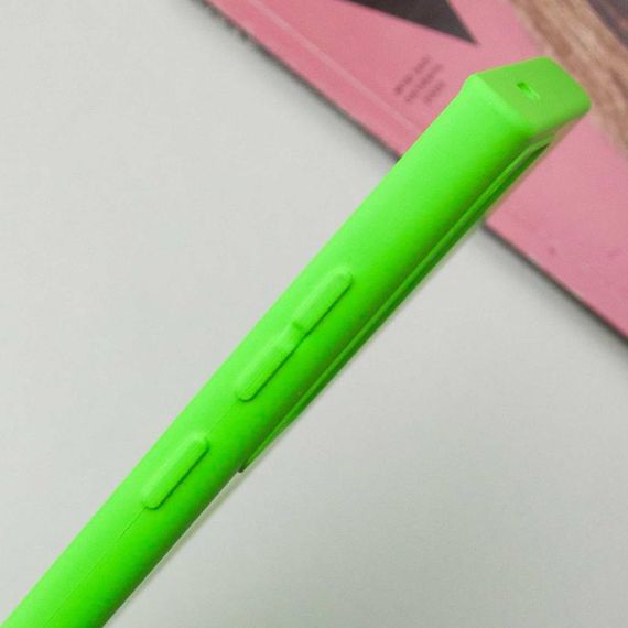 Чохол TPU GETMAN Liquid Silk Full Camera для Samsung Galaxy S24 Ultra Салатовий / Neon Green | Зображення 5