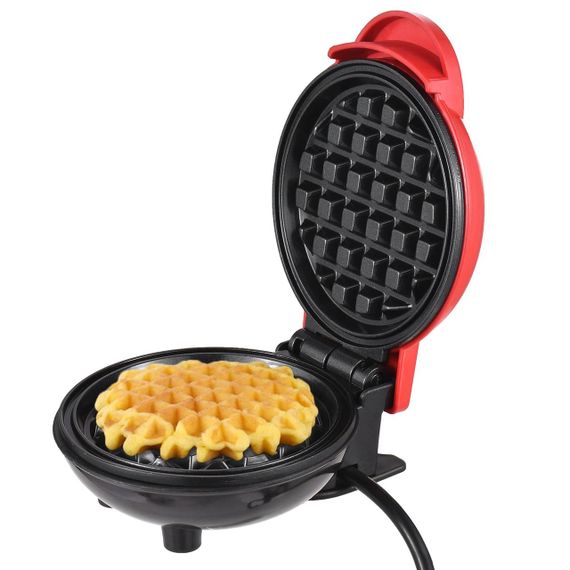 Вафельница электрическая с антипригарным покрытием, 350Вт, WQ-H603 / Электрическая круглая вафельница | Зображення 1