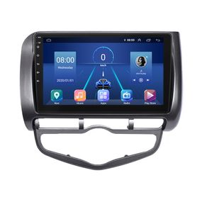 Штатна магнітола Lesko для Honda Fit I Auto AC 2001-2008 екран 9" 6/128Gb 4G Wi-Fi GPS Top Хонда Фит