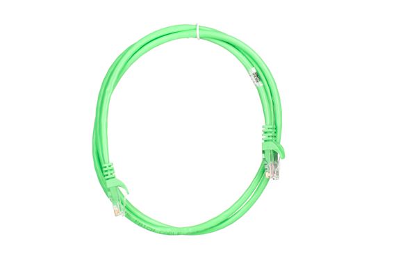 Патч-корд 2E Cat 5e,UTP,RJ45, 26AWG ,7/0.16 CCA, 1.20 m,PVC, Green (2E-PC5ECA-120GRN) | Зображення 1