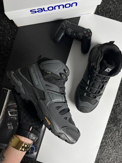 Мужские зимние кроссовки  Salomon Quest 4 GTX Grey Black  Fur , Вьетнам 46 29- 29.5 см | Зображення 6