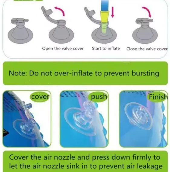 Надувний барабан для повзання малюків, 45×20×20 см | Зображення 4