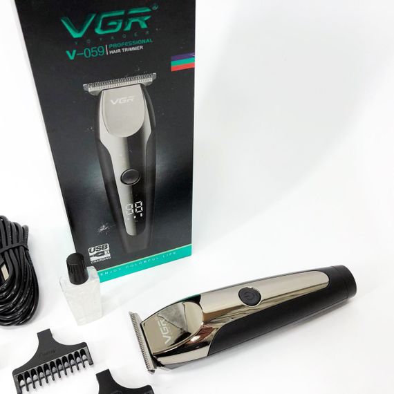 Акумуляторна машинка для стрижки VGR V-059, бездротова електробритва, машинка для стрижки для дому | Зображення 8