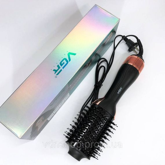 Багатофункціональний стайлер для волосся VGR, Фен-стайлер для сушіння волосся, Фен брашинг GQ-32 | Зображення 9
