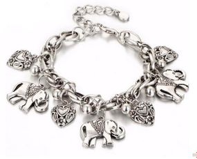 Женский браслет Primo Pulseira Elephant - Silver