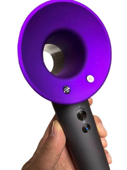 Фен з іонізацією Super Hair Dryer 5в1 міні електрофен безшумний з 5 насадками для укладання волосся 1600 Вт | Зображення 3
