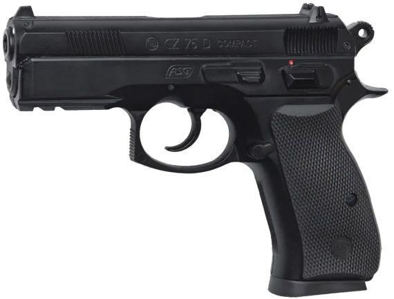 Пістолет страйкбольний ASG CZ 75D Compact Green Gas кал. 6 мм