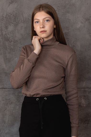 Водолазка дитяча Носи своє 122 Світло-коричневий (p-7440-170940) | Зображення 2