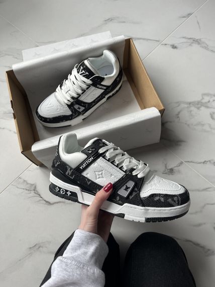 Кросівки Trainer White Black  (топ якість) 45 29 | Зображення 2