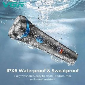 Електробритва VGR V-314 для чоловіків, роторна для вологого та VJ-913 сухого гоління.