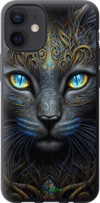 Чохол на iPhone 12 Mini Кішка "5548t-2071-2448"