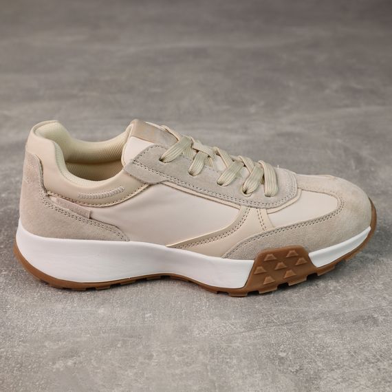 Кросівки жіночі замшеві 588221 Бежеві 36 37 38 39 40