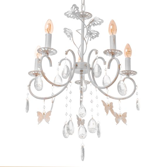 Люстра подвесная свеча для холла E14 40W WH (BCL-691S/5) | Зображення 2