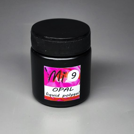 Жидкий полигель Мі OPAL #9 лаванда с шиммером 30мл (баночка) | Зображення 1