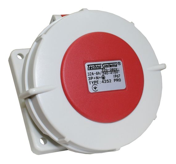 Розетка 4252 PRO прихована 3Р+PЕ+N 32А 380В IP67 Ny95503768 | Зображення 3