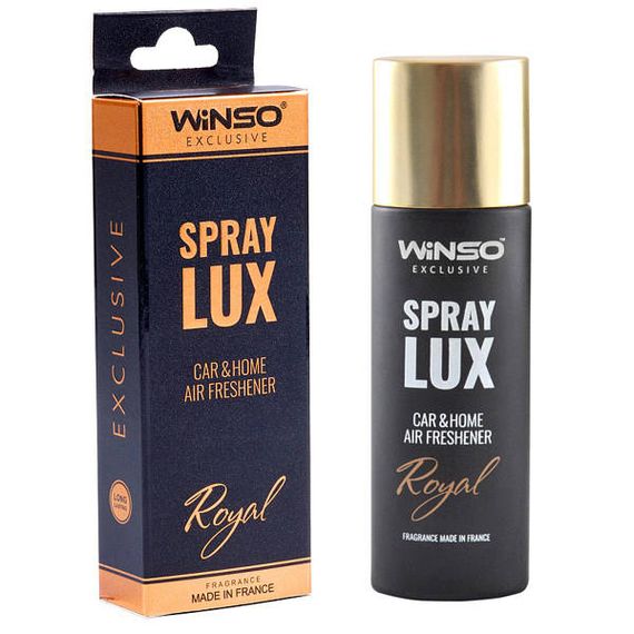 Освіжувач повітря в ексклюзивній упаковці Winso Spray Lux Exclusive 55 мл. - Platinum,
