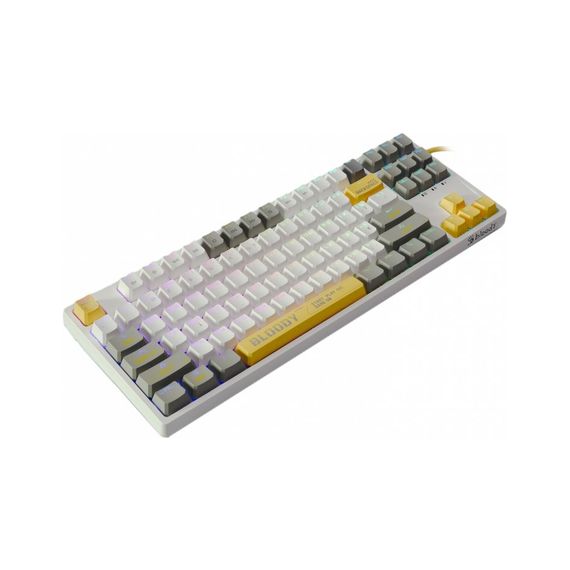 Клавіатура A4Tech Bloody S87 RGB BLMS TKL USB Energy White (4711421993708) | Зображення 2