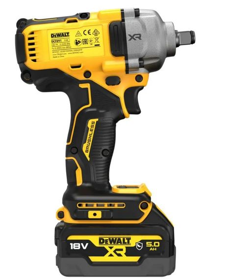 Гайкокрут ударний акумуляторний DeWalt з АКБ та ЗП DCF891P2G | Зображення 4