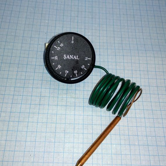 Терморегулятор капілярний 10°С-75°С Sanal(Туреччина)