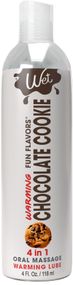 Розпродаж!!! Зігрівальний лубрикант Wet Warming Chocolate Cookie 4in1, 118мл (термін 30.09.2026)