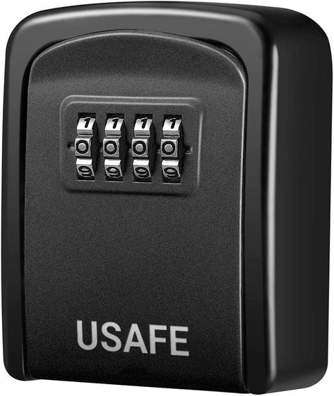 Антивандальний настінний міні сейф uSafe KS-08 для ключів, з кодовим замком, Чорний | Зображення 3