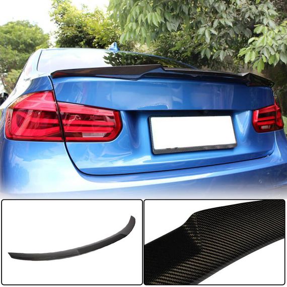 Спойлер M4-Style (для F30/F80, Кований карбон) для BMW 3 серія F-30/31/34 2012-2019 рр | Зображення 1