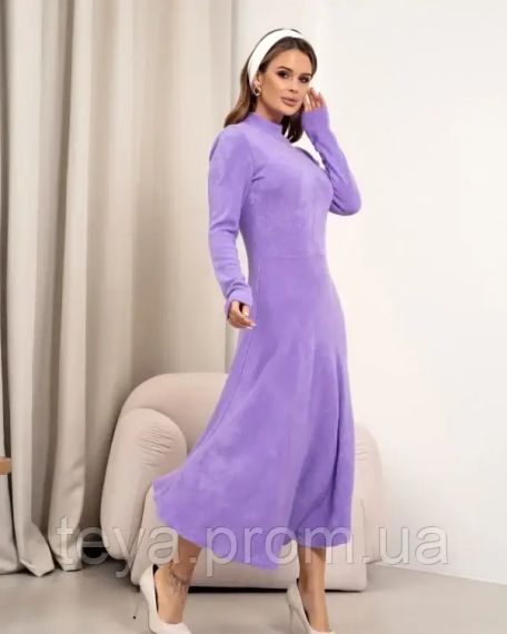 Плаття для жінок колір світло-бузковий розміри L, XL, S, M FI_009347 | Зображення 1