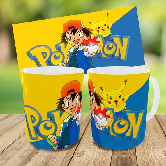 Набір дитячий Покемон Пікачу рюкзак 36х27см сумка-бананка, кружка з принтом для хлопчика (01567) | Зображення 8