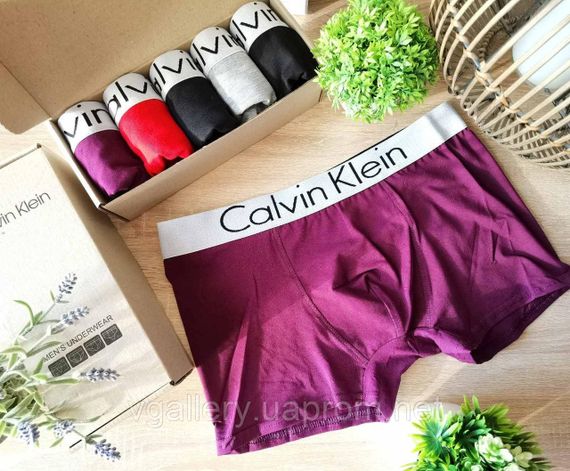 Мужские трусы CK Steel, мужские боксерки СК стил коллекция  - Премиум Качества M