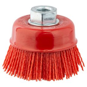Щітка дротяна чашоподібна Sigma Ø75мм М14×2мм (нейлонова) (9014471)