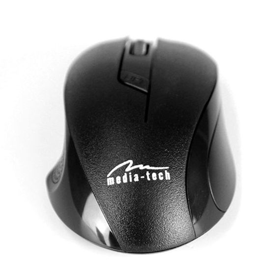 Мишка  Media-Tech Trico, бездротова, 3 кн.,2400dpi, чорна | Зображення 3