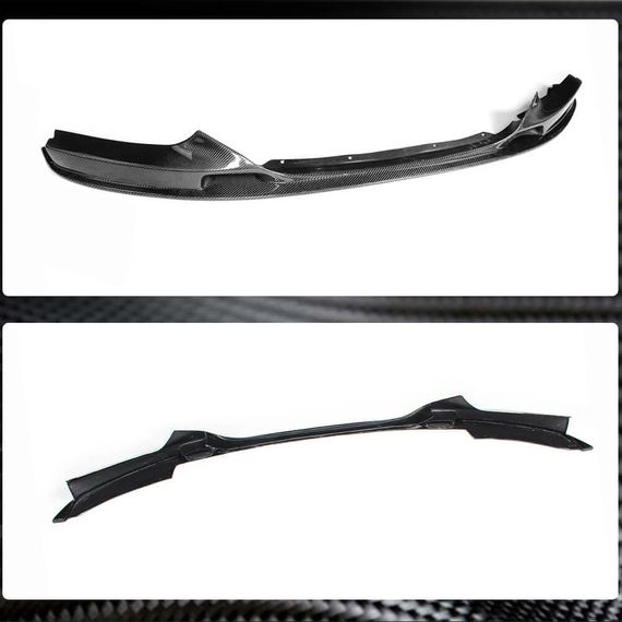Накладка на передній бампер V2 (для F22/23 M-Sport, Карбон) для BMW 2 серія F22/23 2014-2021 рр | Зображення 4