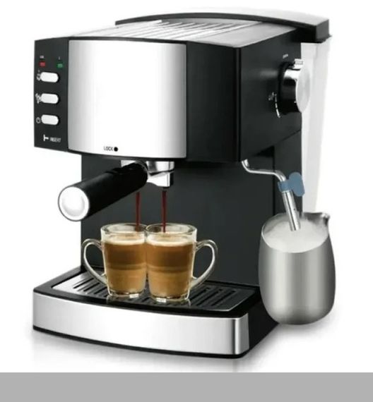 Рожкова кавомашина з потужністю 850 Вт та тиском 15 бар, Domotec MS-113 (47533-MS-113_2282) | Зображення 4