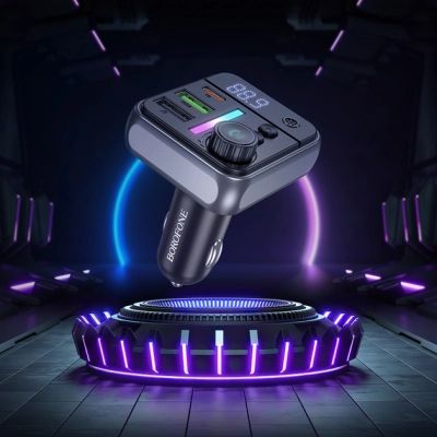 FM модулятор BOROFONE BC50, Black, Box | Зображення 7