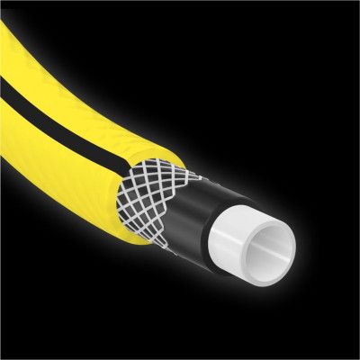 Поливочный шланг Cellfast 4YELLOW 1/2" 20м, 4 слоя, до 20 Бар, -10…+50°C (10-500) | Зображення 3