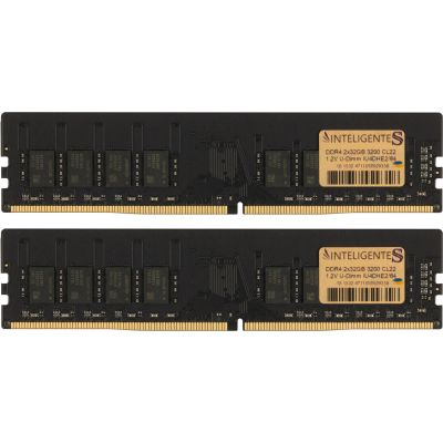 Модуль памяти для компьютера DDR4 64GB (2x32GB) 3200 MHz INTELIGENTES (IU4DHE2/64)
