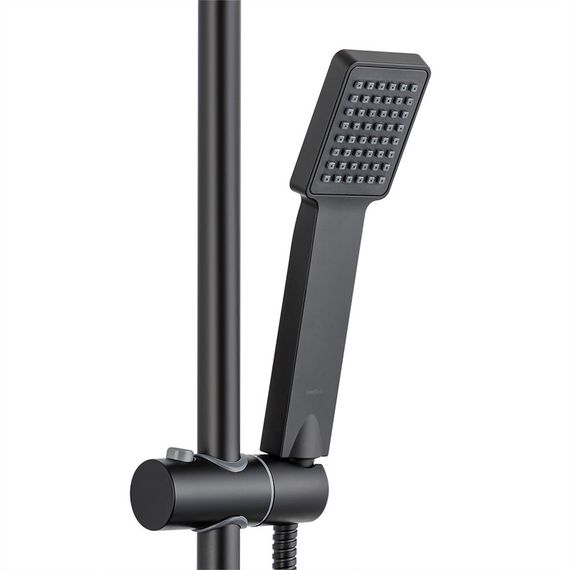 Душевая колонна с смесителем Haiba Alex 003-J Черная (HB3940) | Зображення 3