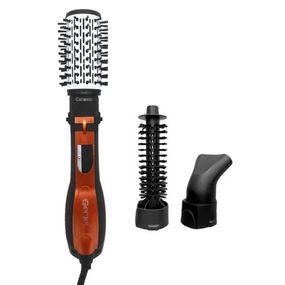 Фен з режимом захисту волосся Gemei Gm-4828, Фен щітка гребінець Випрямляч для волосся HY-79