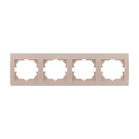 DERIY білий Рамка горизонтальна 4-я Лезард