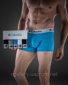 Набор трусов Columbia, подарочный комплект трусов Коламбия в коробке на 2-5 штук, нижнее белье Columbia 2-5 шт