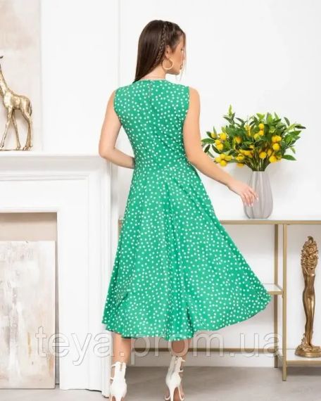 Платье для женщин цвет зеленый размеры S, M, L, XL FI_007786 | Зображення 2