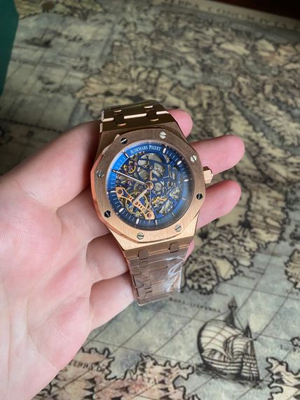Наручний механічний годинник Audemars Piguet Royal Oak Skeleton (Різні кольори). Заводська якість. | Зображення 4