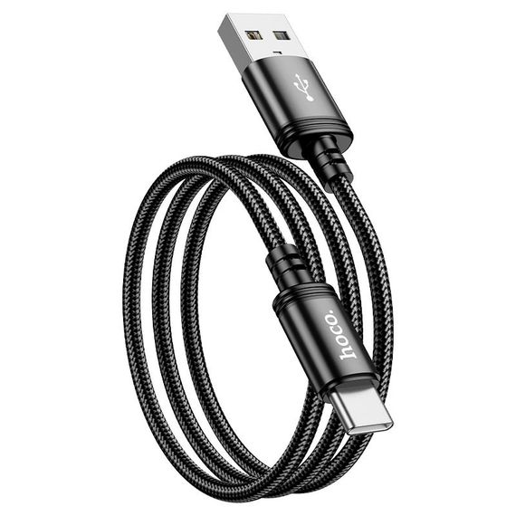 Кабель Hoco X89, Type-C-USB, 3A, Black, довжина 2м
